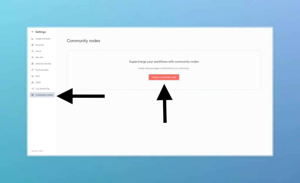LeadTable in n8n installieren Anleitung 1