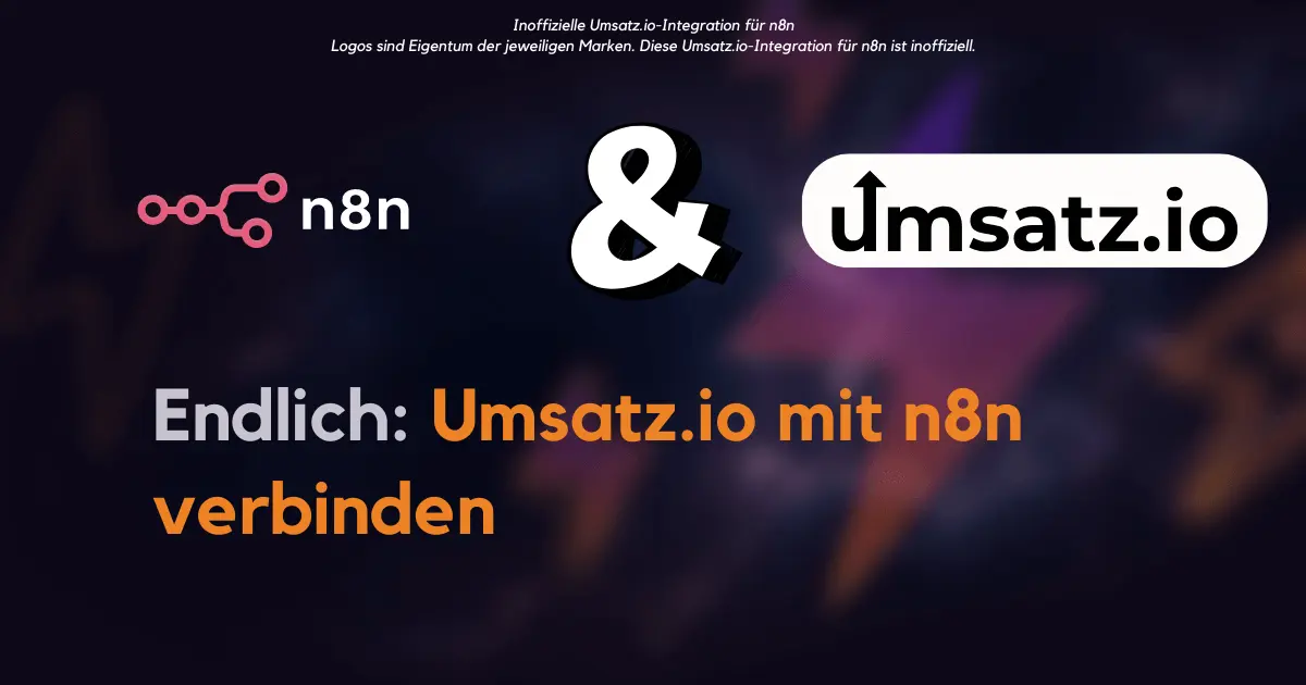 UmsatzIO n8n Integration