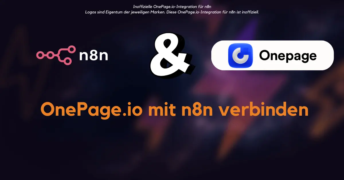 OnePage io n8n